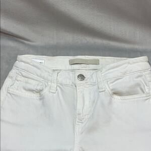 Joe's Jeans Anne Cuffed hem white jeans size 24